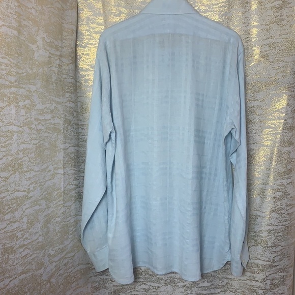 Baby Blue long sleeve men’s shirts size 44 - Picture 8 of 13